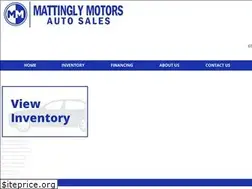 Sites similar to mattinglymotors.com