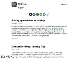 Sites similar to mattjegan.com