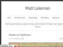 Sites similar to mattlakeman.org