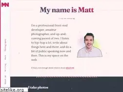 Sites similar to mattnortham.com