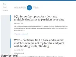 Sites similar to mattrandle.me