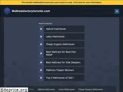 Sites similar to mattressfactorytoronto.com