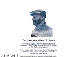 Sites similar to mattroberts.com