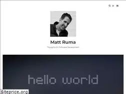 Sites similar to mattruma.com