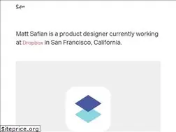 Sites similar to mattsafian.com