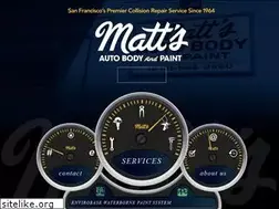 Sites similar to mattsautobodysf.com