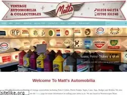 Sites similar to mattsautomobilia.co.uk