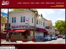 Sites similar to mattsbar.com