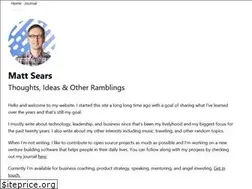Sites similar to mattsears.com