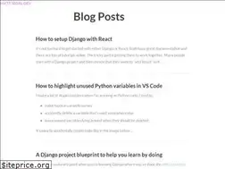 Sites similar to mattsegal.dev