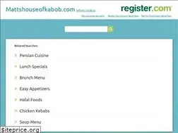 Sites similar to mattshouseofkabob.com