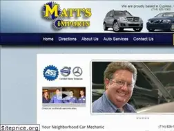 Sites similar to mattsimports.com
