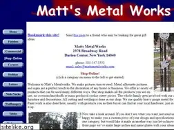 Sites similar to mattsmetalworks.com