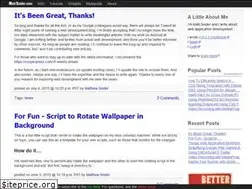 Sites similar to mattsnider.com