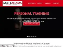 Sites similar to mattsptandwellness.com
