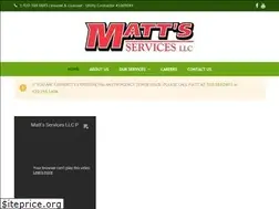 Sites similar to mattsservices.com