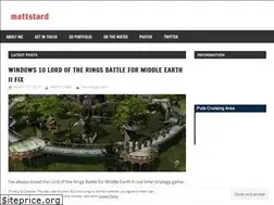 Sites similar to mattstard.com