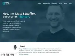 Sites similar to mattstauffer.com