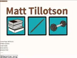 Sites similar to matttillotson.com