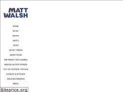 Sites similar to mattwalshmusic.net