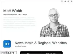 Sites similar to mattwebb.com.au