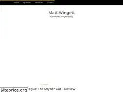 Sites similar to mattwingett.com