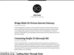 Sites similar to mattzuba.com