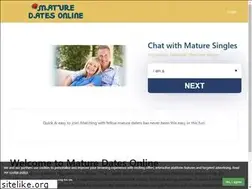 Sites similar to maturedatesonline.com