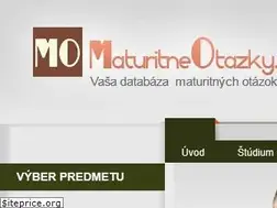 Sites similar to maturitneotazky.sk