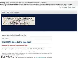 Sites similar to matvalleycrimemap.com
