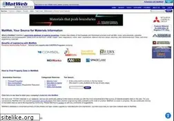 Sites similar to matweb.com