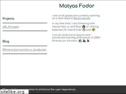 Sites similar to matyasfodor.com