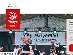 Sites similar to matyofolk.hu
