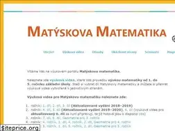 Sites similar to matyskova-matematika.cz