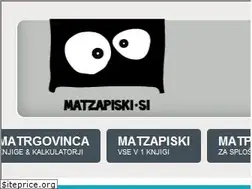 Sites similar to matzapiski.si