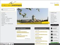 Sites similar to matzingen.ch