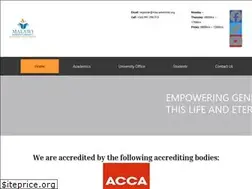 Sites similar to mau.ac.mw