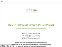 Sites similar to mauch-bestattungen.de
