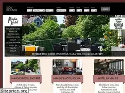 Sites similar to maudeshotel.se