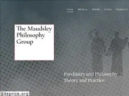 Sites similar to maudsleyphilosophygroup.org