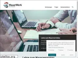 Sites similar to mauerwerksbau-lehre.de