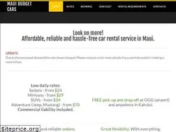 Sites similar to mauibudgetcars.com