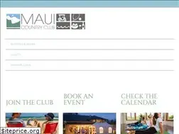 Sites similar to mauicountryclub.org