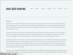 Sites similar to mauideerhunting.com