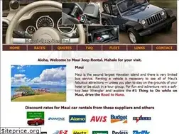 Sites similar to mauijeeprental.com