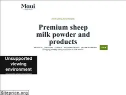 Sites similar to mauimilk.co.nz