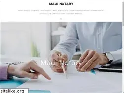 Sites similar to mauinotary.com
