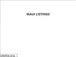 Sites similar to mauirealestateadvisor.com
