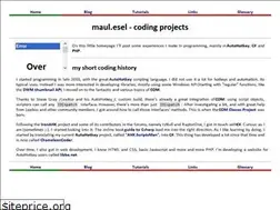 Sites similar to maul-esel.github.io