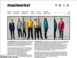 Sites similar to maulwerker.de